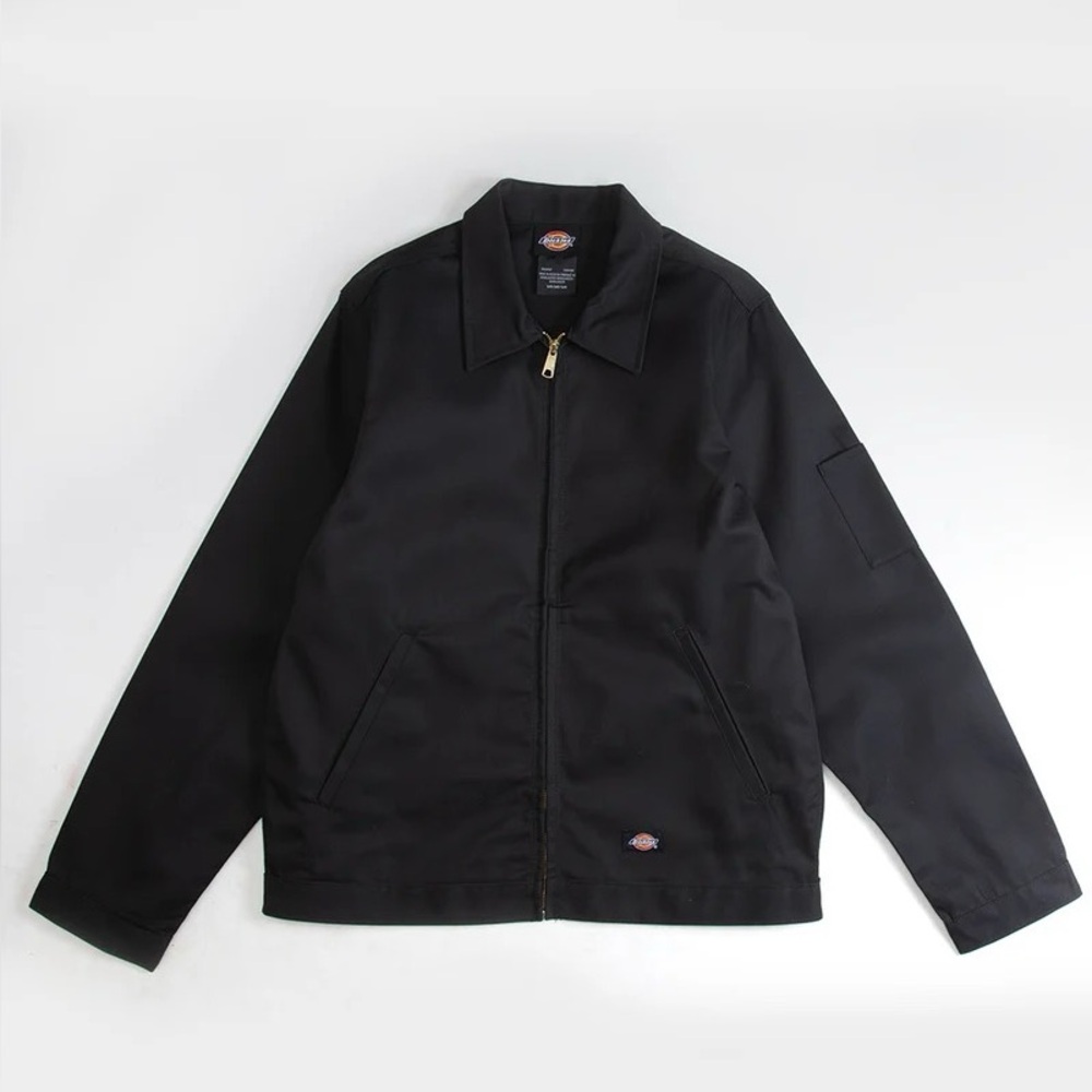 Dickies Unlined Eisenhower "Gas Chore" Jacket Black Size Large NEW - Picture 2 of 14